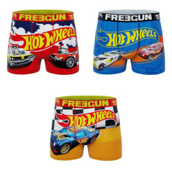 Lot de 3 boxers enfant Hot Wheels