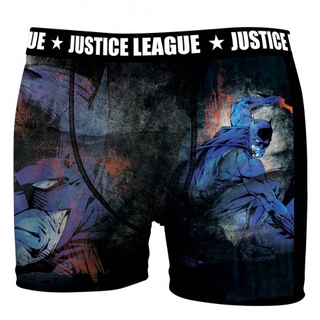 Boxer Homme Justice League Imprimé Batman Noir