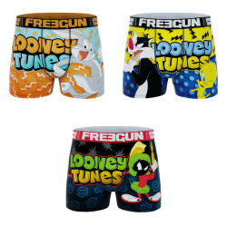 Lot de 3 boxers enfant Looney Tunes Bugs Bunny Gorminet Marvin