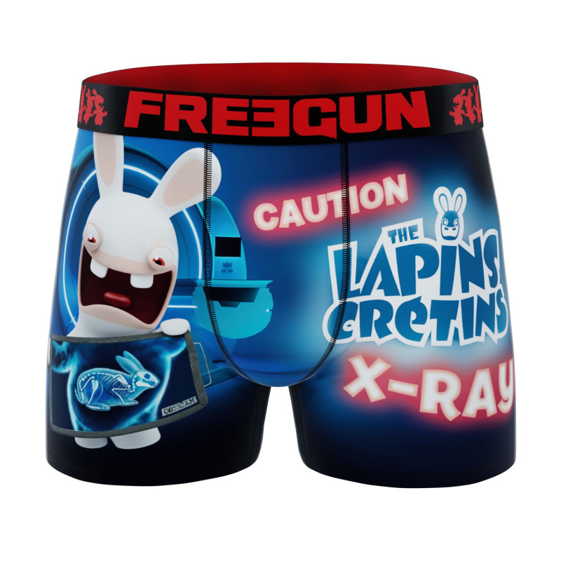 Lot de 3 boxers enfant Lapins Cretins Lot de 3 boxers enfant Lapins Cretins