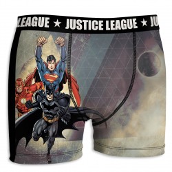 Boxer Homme Justice League Imprimé Dark Noir