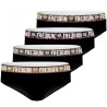 Lot de 4 culottes fille coton Uni Noir Lot de 4 culottes fille coton Uni Noir