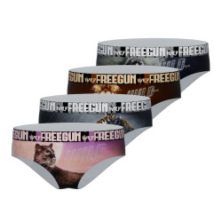 Lot de 4 culottes Fille Wild Animals