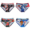 Lot de 4 culottes fille Pop Art Lot de 4 culottes fille Pop Art