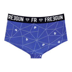 Shorty fille microfibre Scandinav Bleu