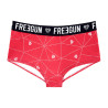 Shorty fille microfibre Scandinav Rouge