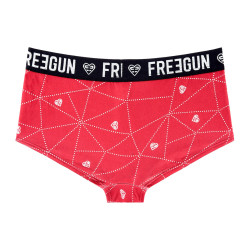 Shorty fille microfibre Scandinav Rouge