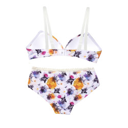 Ensemble fille soutien-gorge paddé et culotte