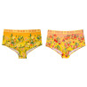 Lot de 2 shortys femme Flower Power