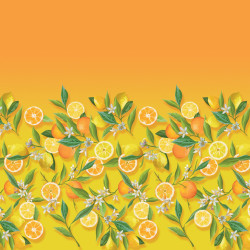 Shorty fille Flower Power Citron