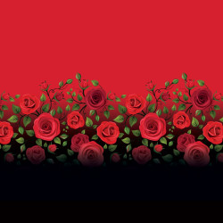 Shorty fille Flower Power Rose