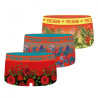 Lot de 3 shortys fille Flower Power Rose Lot de 3 shortys fille Flower Power Rose