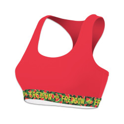 Brassière coton fille ceinture Pastèque