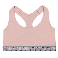 Lot de 4 Brassières coton fille ceinture 3cm