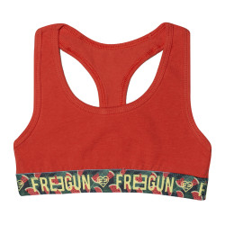 Lot de 4 Brassières coton fille ceinture 3cm