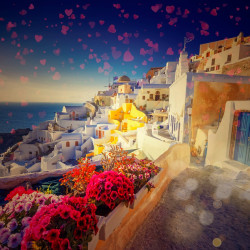 Lot de 2 shortys fille Romantic Cities Bleu