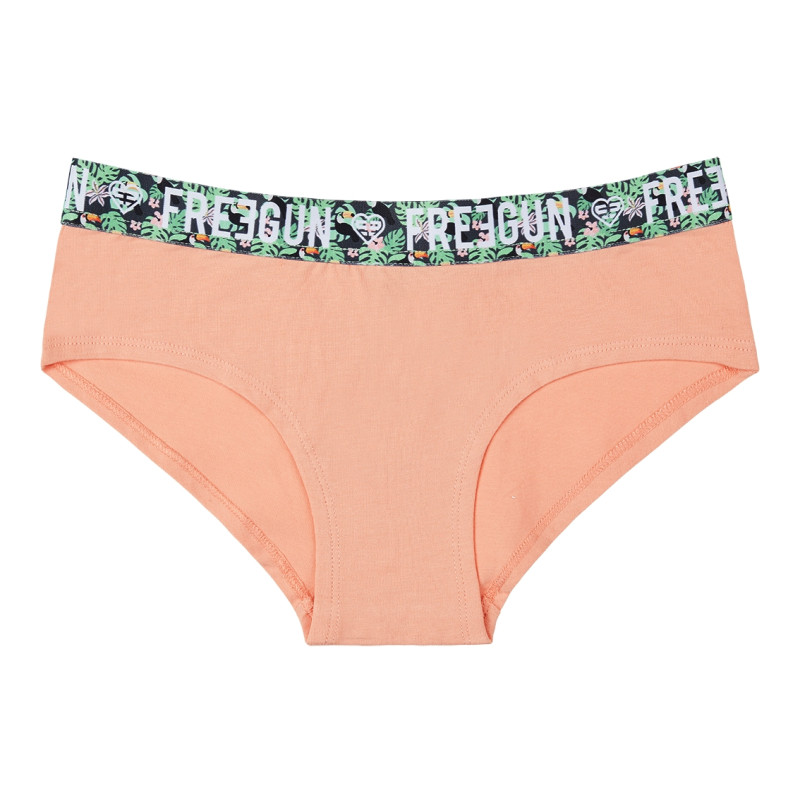 Culotte fille coton uni Orange