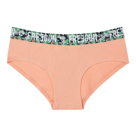 Culotte fille coton uni Orange