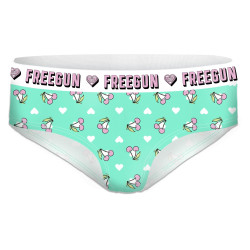 Lot de 3 culottes fille coton Print