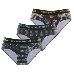 Lot de 3 culottes femme Camo