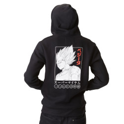 Sweat à capuche avec zip homme Dragon Ball Z Vegeta