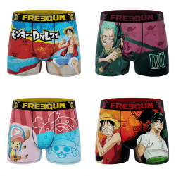 Lot de 4 boxers enfant One Piece