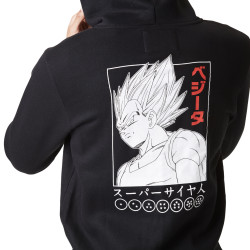 Sweat à capuche avec zip homme Dragon Ball Z Vegeta