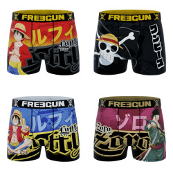 Lot de 4 boxers enfant One Piece