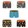 Lot de 5 Boxers homme Emotik Lot de 5 Boxers homme Emotik