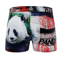 Boxer homme polyester recyclé Savage Animals Panda