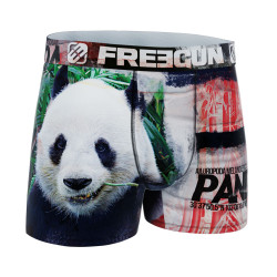 Boxer homme polyester recyclé Savage Animals Panda