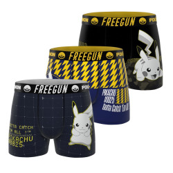 Lot de 3 boxers homme Pokemon