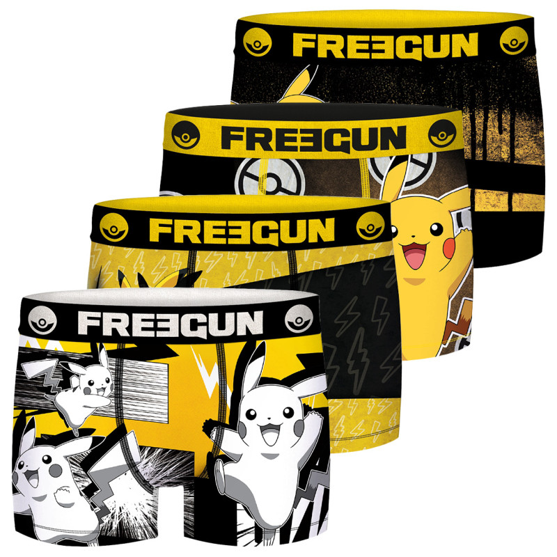 Lot de 4 Boxers homme Pokemon Lot de 4 Boxers homme Pokemon