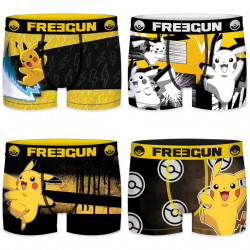 Lot de 4 Boxers homme Pokemon