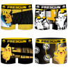 Lot de 4 Boxers homme Pokemon Lot de 4 Boxers homme Pokemon