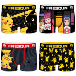 Lot de 4 boxers homme Pokemon