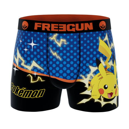 Lot de 3 boxers enfant Pokemon Pikachu Pokeball