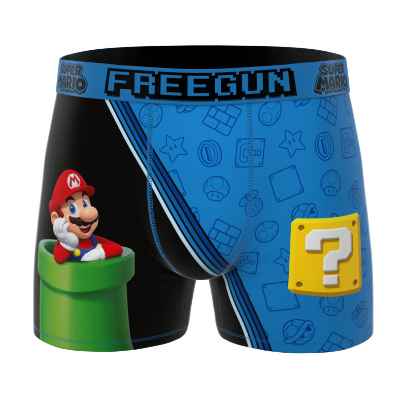 Lot de 3 boxers homme Super Mario Bros Lot de 3 boxers homme Super Mario Bros