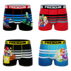 Lot de 4 boxers enfant Super Mario Bros