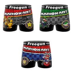Lot de 3 boxers homme Super Mario Kart