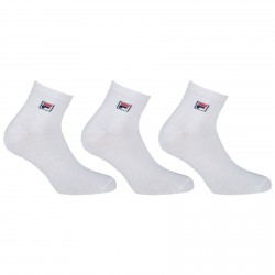 Lot De 3 Chaussettes Homme Lowcut Fila Blanches