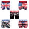 Lot de 5 Boxers homme Drapeaux