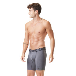 Lot de 4 Boxers longs homme chiné Aktiv Athletik