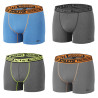 Lot de 4 Boxers homme chiné Aktiv Athletik