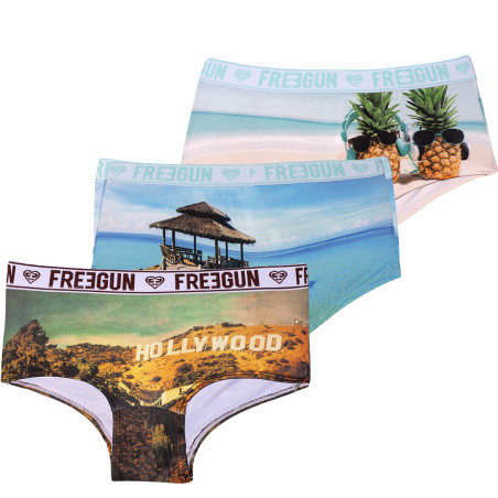 Lot de 3 shortys fille