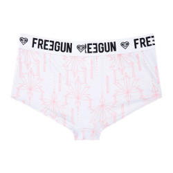 Lot de 3 shortys fille ceinture moulinée satin