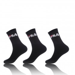 Lot De 3 Chaussettes Homme Tennis Fila Noires