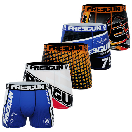 Lot de 5 Boxers homme Racing
