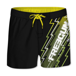 Boardshort court homme avec ceinture demi-élastiquée