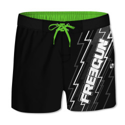 Boardshort court garçon ceinture demi-élastiquée Eclair